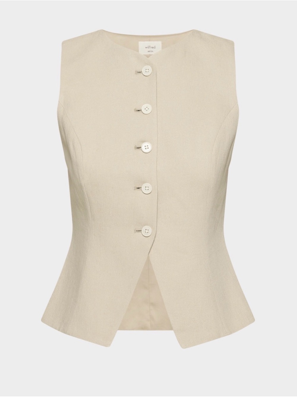 Wilfred Regal Vest - Linen - Size 12